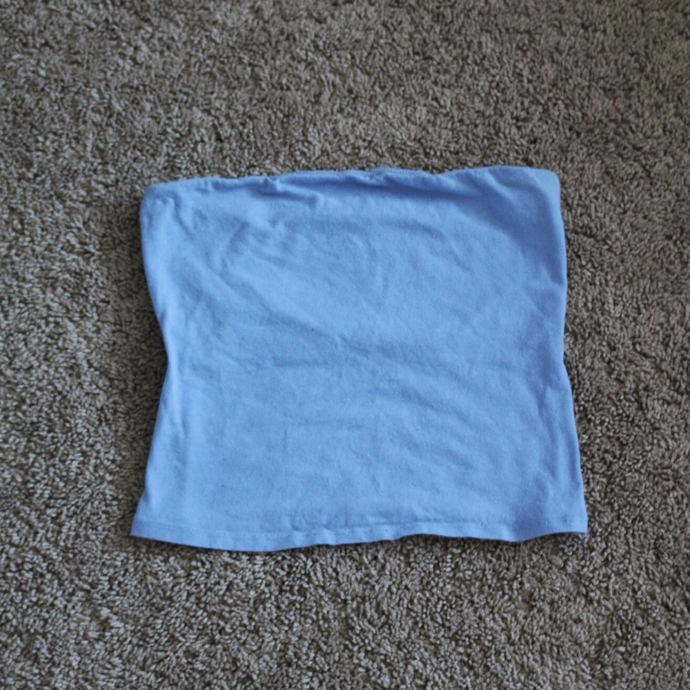 Baby Blue Tube Top